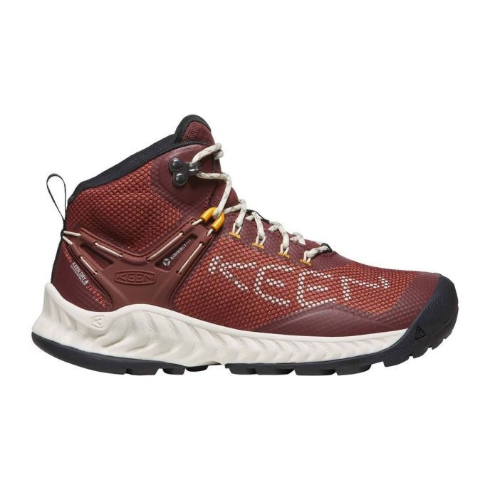 Pantofi de trekking KEEN Nxis Evo Mid Wp KE-1027793 roșu