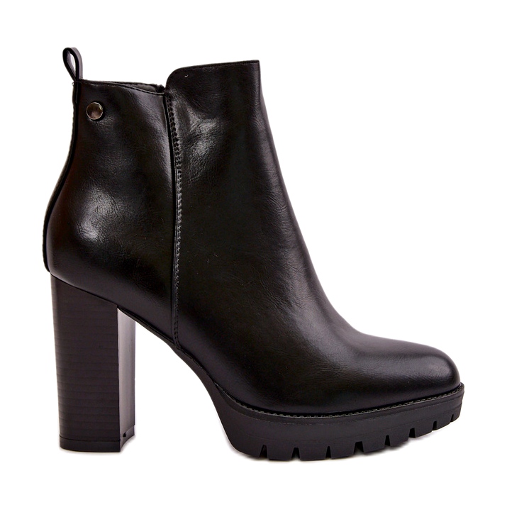 Cizme izolate de dama cu toc inalt, inchise cu fermoar, Bioria neagra negru Cizme izolate de dama cu toc inalt, inchise cu fermoar, Bioria neagra negru