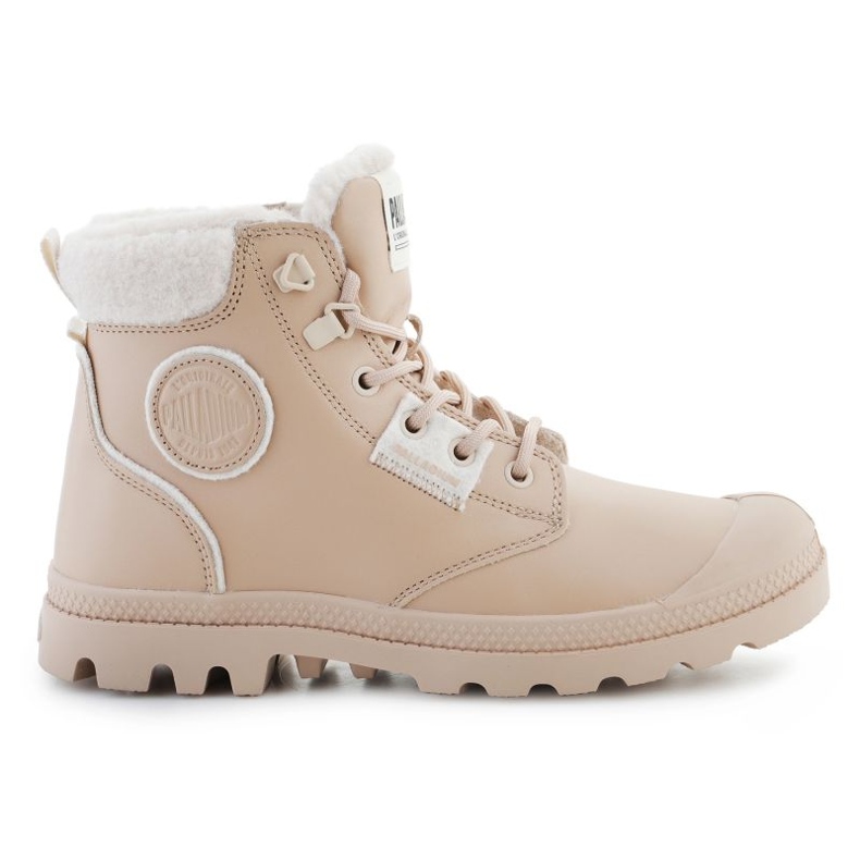 Pantofi Palladium Pampa Hi Snow Warm 94380-235-M, bej