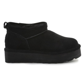 Cizme de zăpadă BearPaw Retro Super Shorty 3051W-011, negre negru