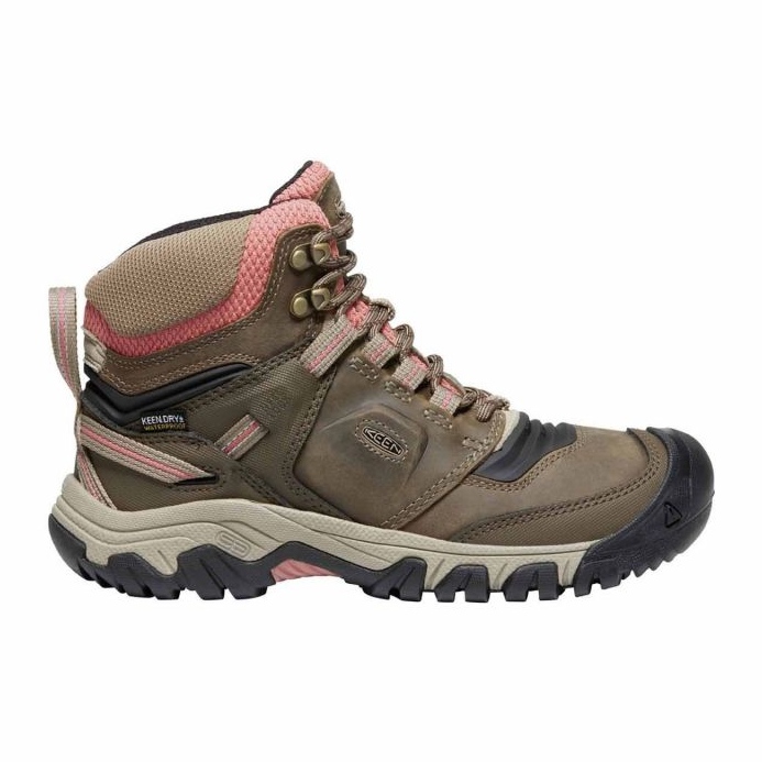 Pantofi de trekking Keen Ridge Flex Mid Wp KE-1024921 maro Pantofi de trekking Keen Ridge Flex Mid Wp KE-1024921 maro