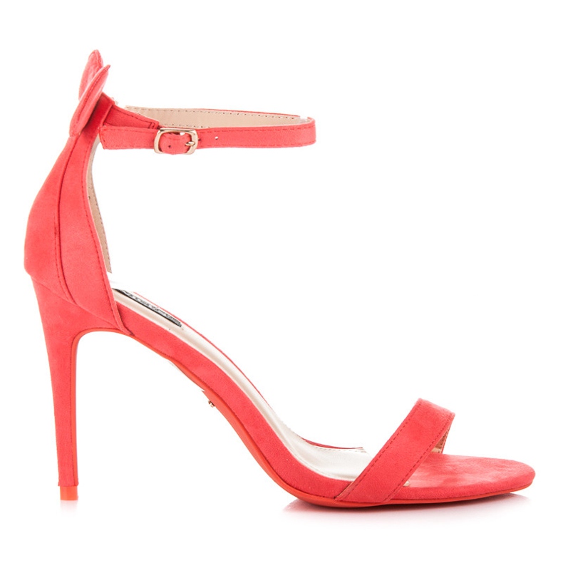 Vices Tocuri din piele intoarsa cu urechi roșu