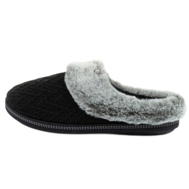 Papuci izolați pentru femei Skechers 167225/BLK negru