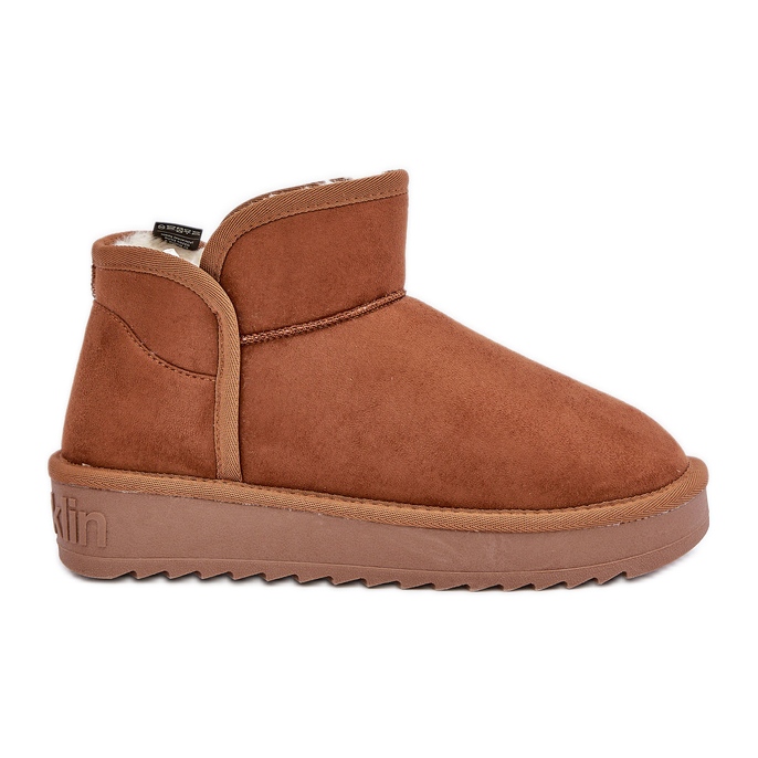 D.Franklin Cizme de zapada cu platforma pentru dama DFSH370010 Maro