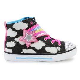Pantofi Skechers Twinkle Toes: Twinkle Sparks - Shooting Star 314775L-BKMT negru