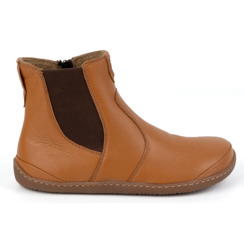 Olivier Cizme Chelsea de damă desculț cu fermoar, izolate roșu 1263 portocale