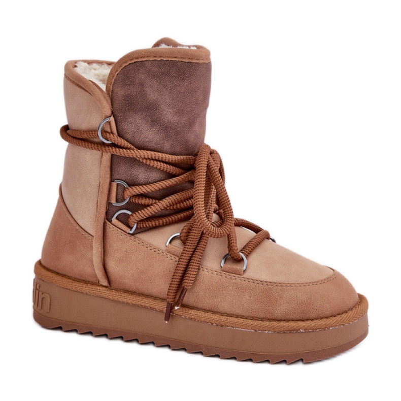 Cizme de Zăpadă căptușite cu blană D.Franklin DFSH370013 cămilă maro Cizme de Zăpadă căptușite cu blană D.Franklin DFSH370013 cămilă maro