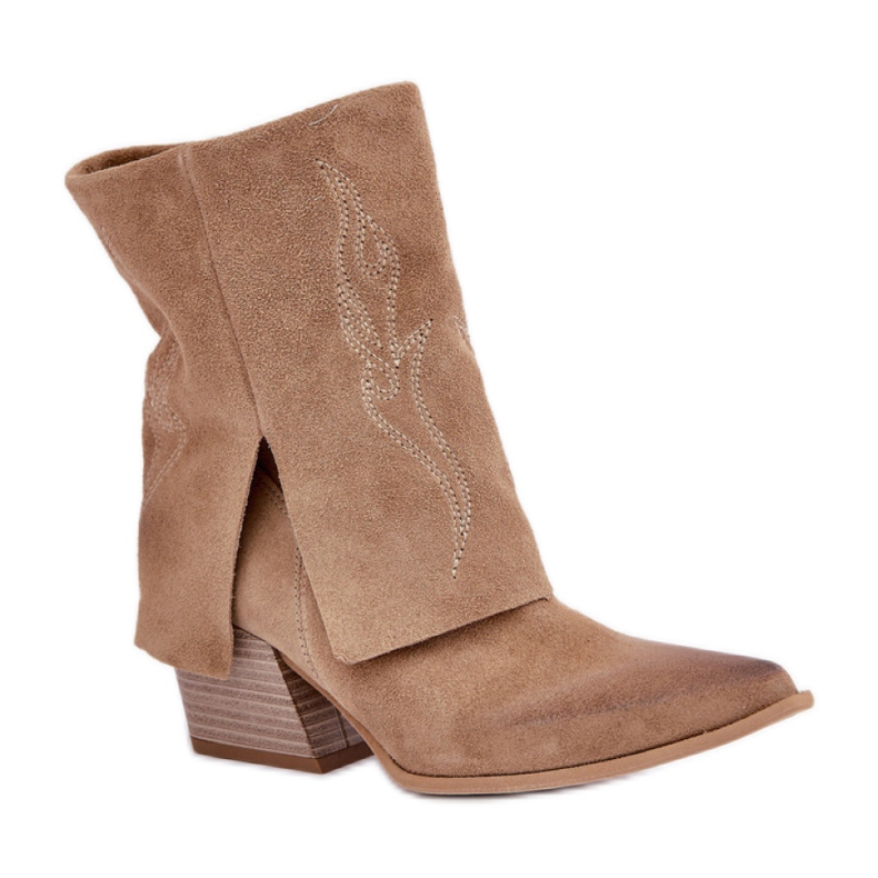 Ghete Cowboy Neizolate dama Zazoo 3488 bej