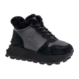 Pantofi sport izolați Big Star OO274A329 gri și negru Pantofi sport izolați Big Star OO274A329 gri și negru