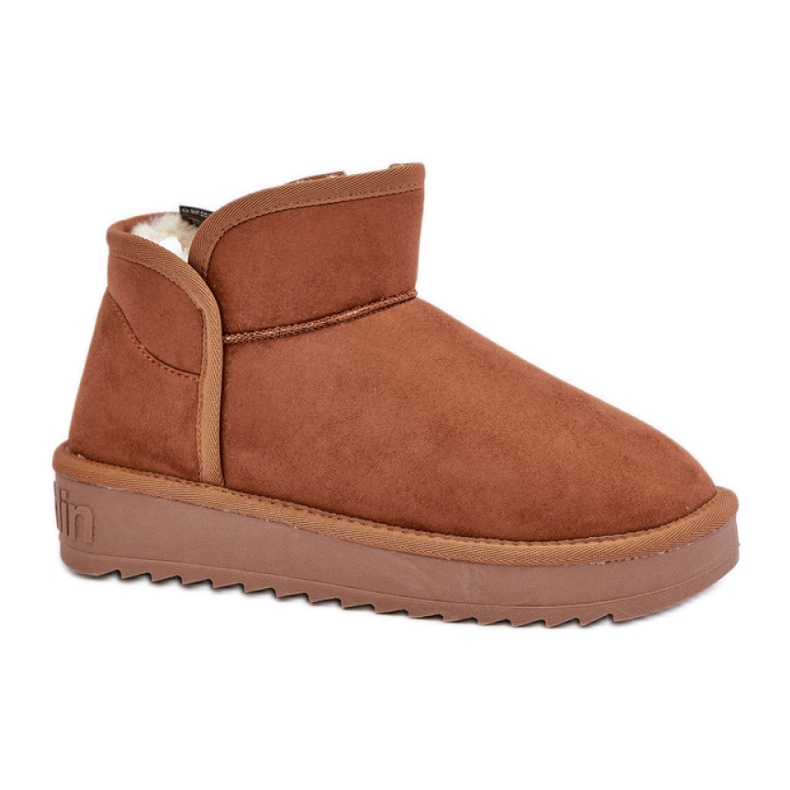 D.Franklin Cizme de zăpadă pentru femei cu blană DFSH370010 maro D.Franklin Cizme de zăpadă pentru femei cu blană DFSH370010 maro