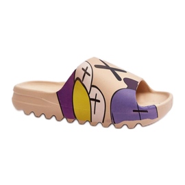 Șlapi de damă CK240P bej Șlapi de damă CK240P bej