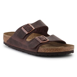 Flip-flops Birkenstock Arizona pentru bărbați 0452761 maro Flip-flops Birkenstock Arizona pentru bărbați 0452761 maro