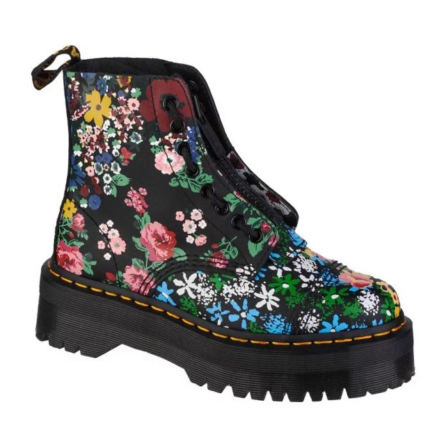 Dr. Martens Dr. pantofi Martens Sinclair Bex Floral Mash Up DM27128001 cu flori negru