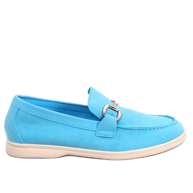 Seastar Mocasini de dama albastri cu decor albastru
