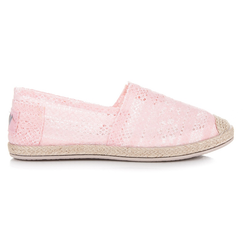 Balada Espadrile cu slip-on roz