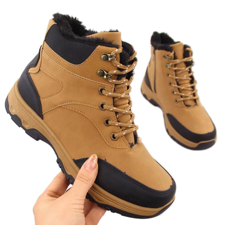 Cizme de trekking Vanhorn camel bej