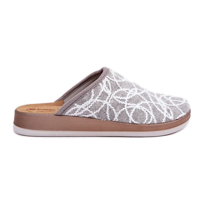 Inblu Papuci de damă strălucitori CT000028 Gri Inblu Papuci de damă strălucitori CT000028 Gri