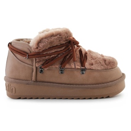 Pantofi D.Franklin Nordic Trk Fur Low DFSH370011 maro