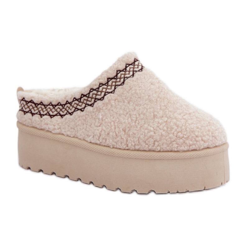 Cizme de zapada dama bej cu platforma Cizme de zapada dama bej cu platforma