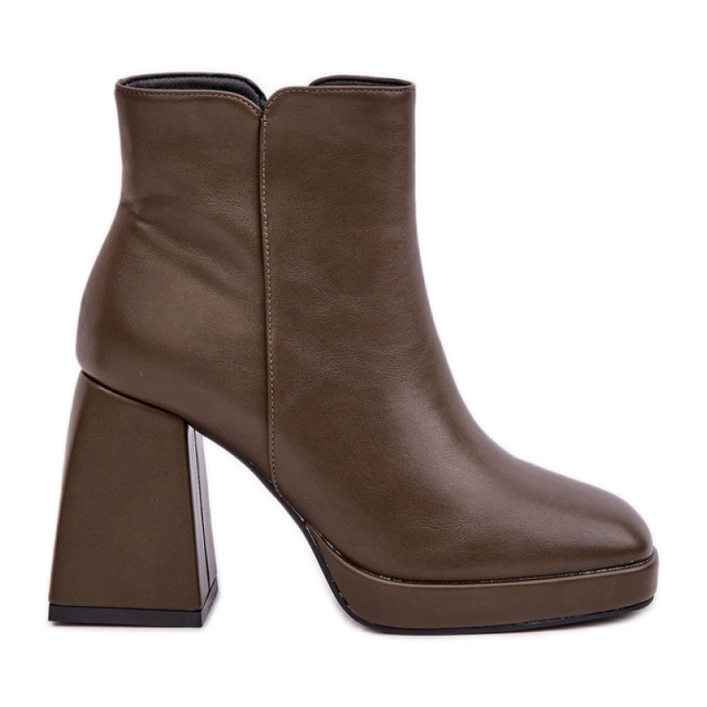 Step in style Cizme Model Selarae LQ-48 Verde Inchis - Pas in stil