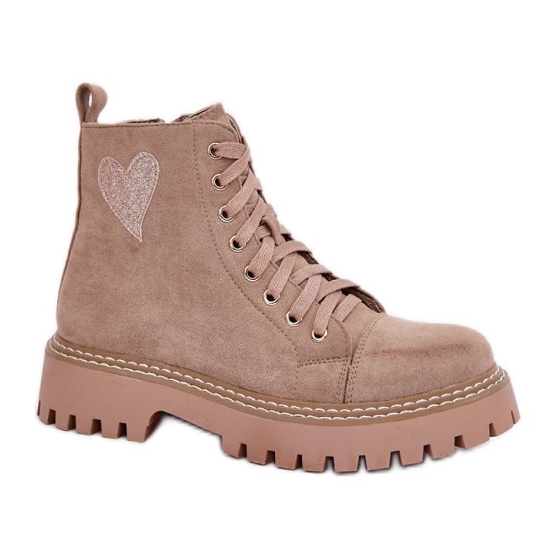 Step in style Cizme Model Nariri 9568A-2 Bej Inchis - Pas in stil