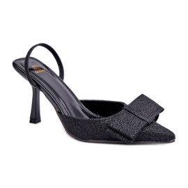 Step in style Tocuri inalte model Gredan SQC-109 Black - Pas in stil negru