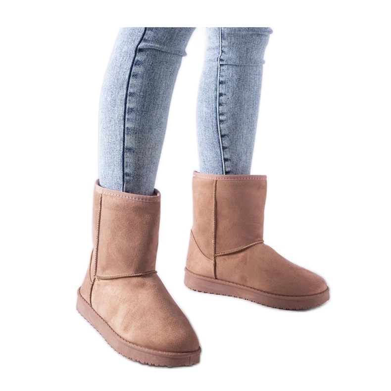 Cizme de zapada clasice izolate roz Libero - Solea