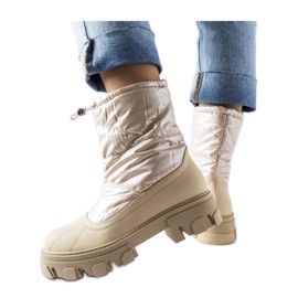 Cizme de zapada bej cu manseta Cendrillon - Solea Cizme de zapada bej cu manseta Cendrillon - Solea