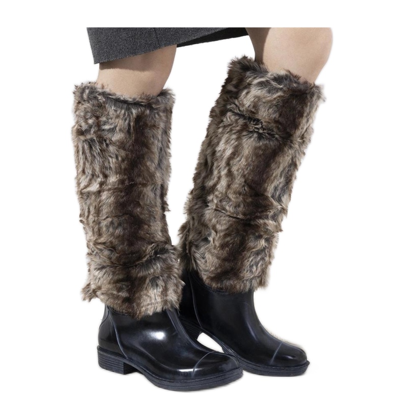 Cizme Wellington bleumarin cu blana Melgar - Solea albastru