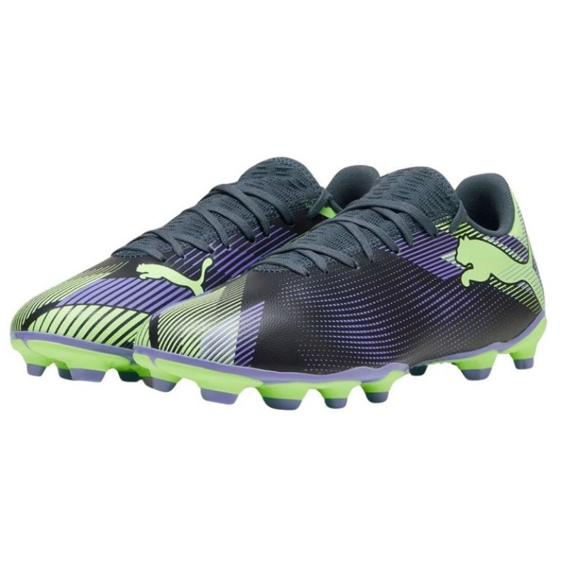Pantofi de fotbal Puma Future 7 Play FG/AG 107939 03 verde