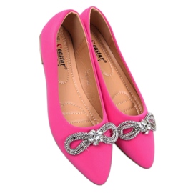 Balerini eleganti cu zirconiu cubic roz Balerini eleganti cu zirconiu cubic roz