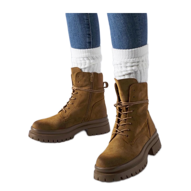 Cizme maro cu vârful uzat de la Vadnais - Solea