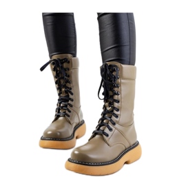 Cizme bovver verzi de la Redel - Solea verde