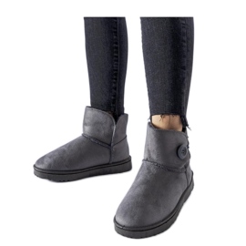 Cizme de zăpadă, scurte, gri de la Snyder - Solea Cizme de zăpadă, scurte, gri de la Snyder - Solea