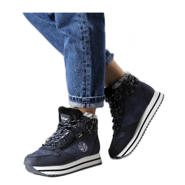 Cizme bleumarin LCJ-22-31-1450L Lee Cooper albastru Cizme bleumarin LCJ-22-31-1450L Lee Cooper albastru