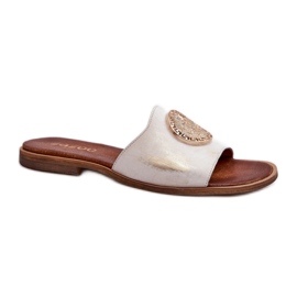 Sandale Flip-flops Model Zazoo 2938 Gold de aur