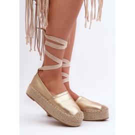 Step in style Espadrile Model Tailesse C-285 Gold - Pas în stil galben Step in style Espadrile Model Tailesse C-285 Gold - Pas în stil galben
