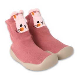 Pantofi bebe Befado roz cu aplicare iepure 002P079