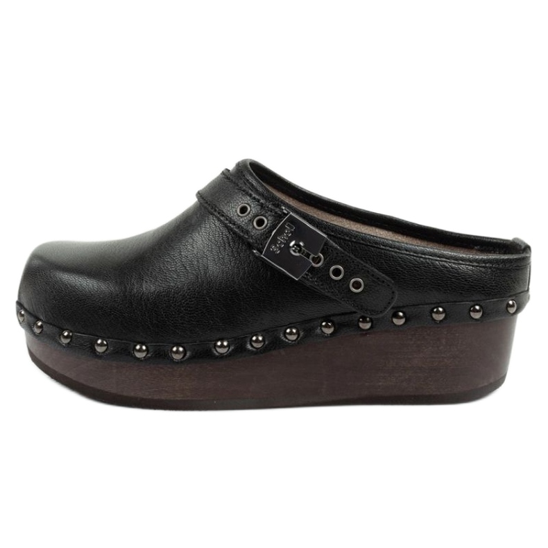 Saboți Scholl Iconic F310461004 negru