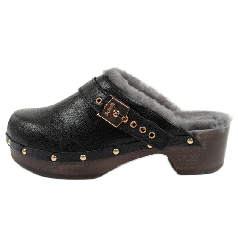 Saboți Scholl Iconic F298121004 negru