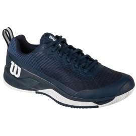 Încălțăminte de tenis Wilson Rush Pro 4.5 Clay WRS333660 Navy Blue albastru marin Încălțăminte de tenis Wilson Rush Pro 4.5 Clay WRS333660 Navy Blue albastru marin