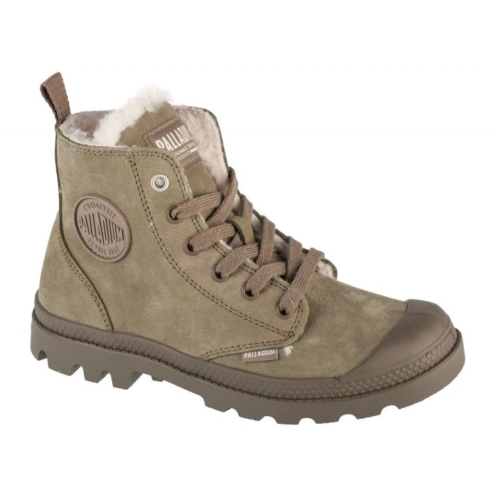 Palladium Pampa Hi Zip WL 95982-377 Pantofi verzi Stalladium verde