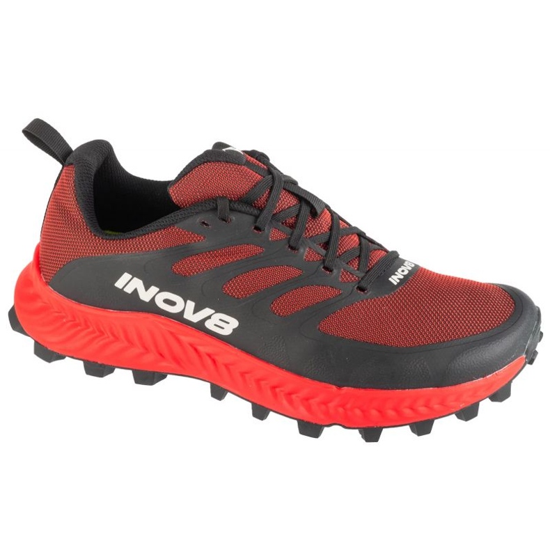 Pantofi de alergare Inov-8 MudTalon Wide 001144-RDBK-W-001 roșu Pantofi de alergare Inov-8 MudTalon Wide 001144-RDBK-W-001 roșu