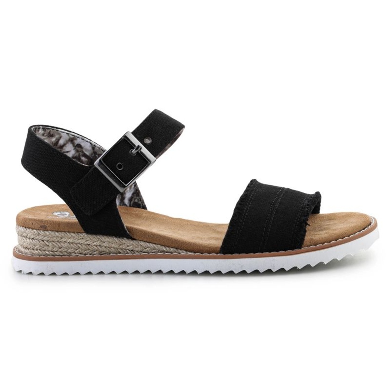Pantofi Sandale Skechers Espadrile Bobs Adobe Princess 113541-BLK negru