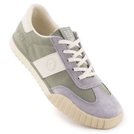 Big Star Pantofi sport pentru bărbați Grey Green Green Star NN174517 gri Big Star Pantofi sport pentru bărbați Grey Green Green Star NN174517 gri