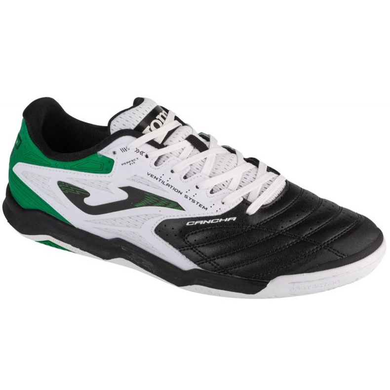 Joma Cancha 2401 În pantofi de fotbal CANW2401IN negru
