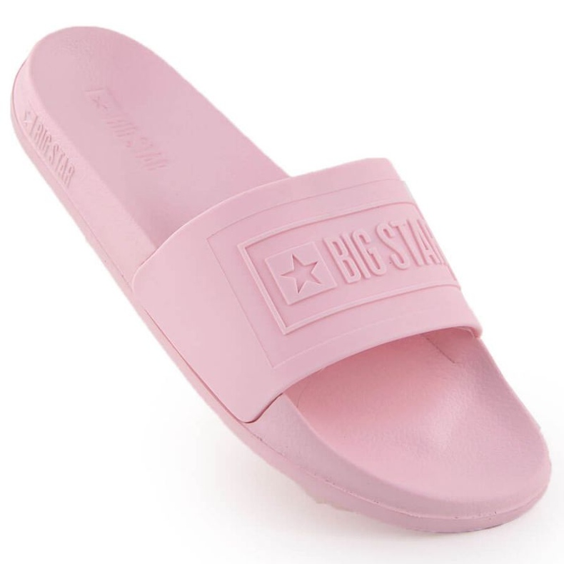Flip -flops pentru femei pentru Big Star OO274036 Pink Pool roz Flip -flops pentru femei pentru Big Star OO274036 Pink Pool roz