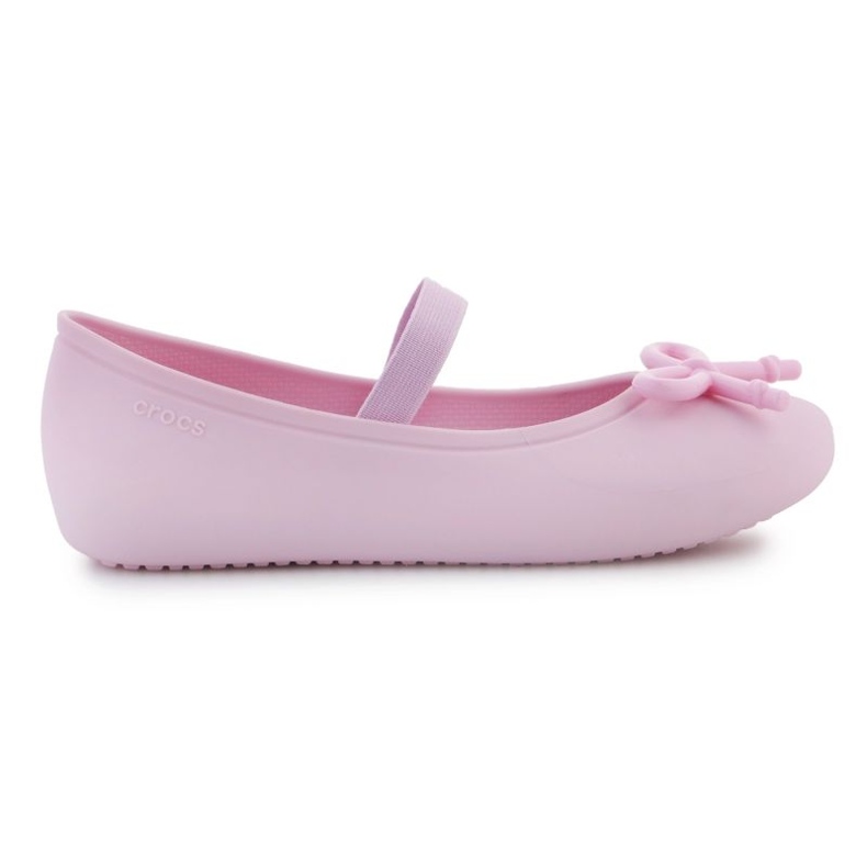 Sandale Crocs Brooklyn Bow Flat K Jr 210136-6GD roz