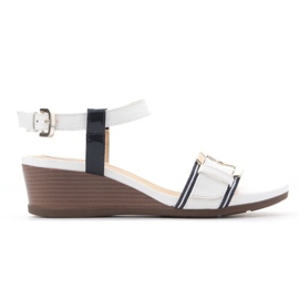 Geox D Marykarmen D pantofi cu pană D828QD 05402 C0899 alb