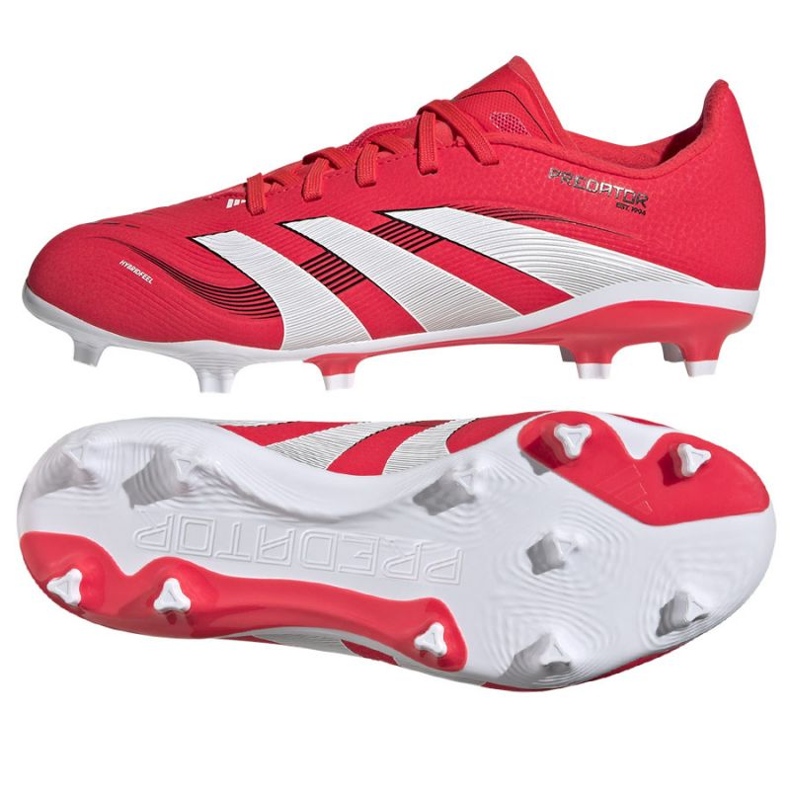 Pantofi de fotbal adidas Predator League FG/MG ID3750 roșu